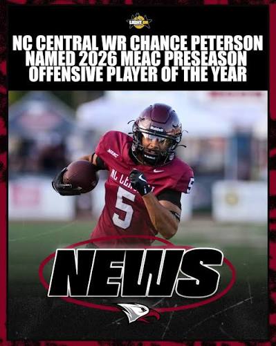 NCCU’s Peterson and S.C. State’s Franklin named top MEAC offensive, defensive preseason players of the year